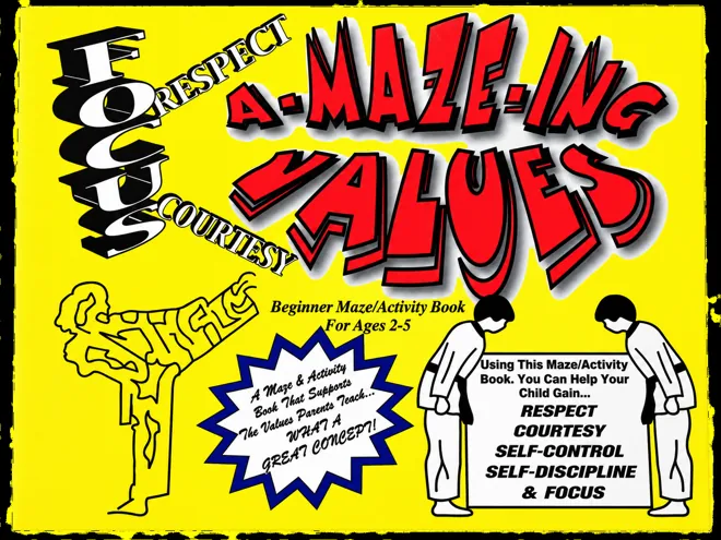 A-Maze-Ing Values physical maze activity book